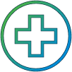 line art showing a plus sign